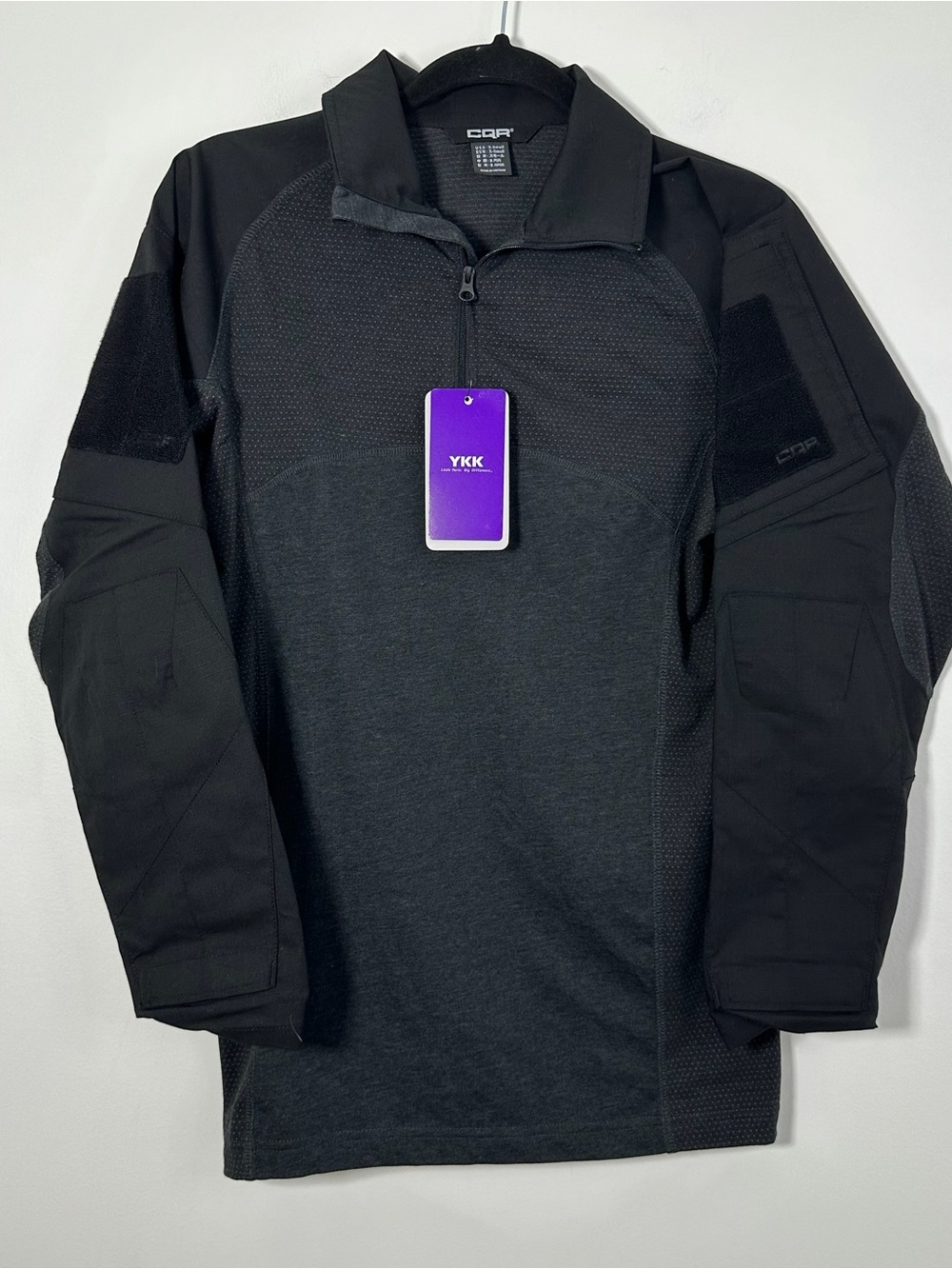 CQR Gear Tactical Series Men’s XS Black 1/4 Zip Combat Tactical Shirt NWT
